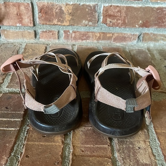 Chaco Junior Pale Pink ZX/1 EcoTread Strappy Sandals - Picture 3 of 8